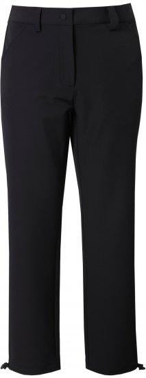 Ulla Popken Triple Function Comfort Waist Softshell Pants Black - Jeans & Byxor i Stora Storlekar – Plus Size - 