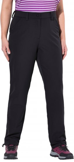 Ulla Popken Triple Function Comfort Waist Softshell Pants Black - Jeans & Byxor i Stora Storlekar – Plus Size - 