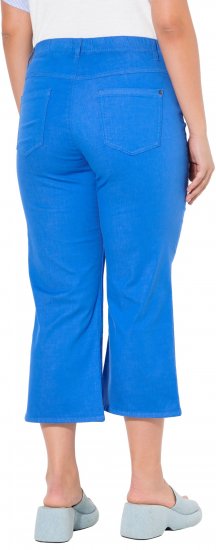 Ulla Popken Wide Leg Twill Mary Fit Culottes Deep Aqua - Jeans & Byxor i Stora Storlekar – Plus Size - 