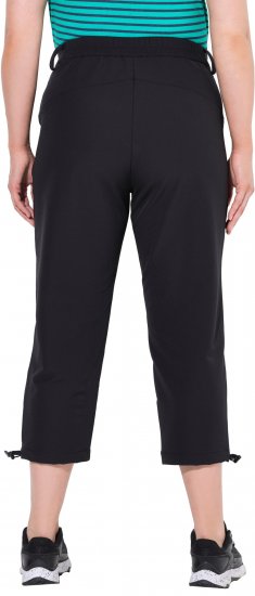 Ulla Popken Ultra Light Triple Function Cropped Softshell Pants Black - Jeans & Byxor i Stora Storlekar – Plus Size - 