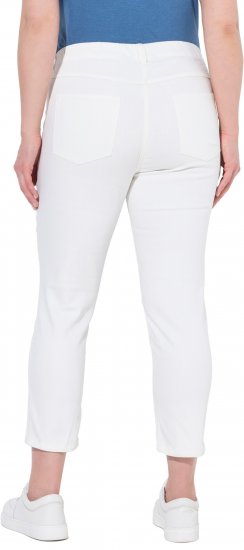 Ulla Popken Cropped Jeggings Snow White - Jeans & Byxor i Stora Storlekar – Plus Size - 