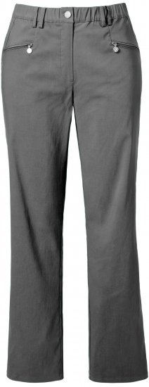 Ulla Popken Thermal Stretch Fit Mony Pants Graphite Grey - Jeans & Byxor i Stora Storlekar – Plus Size - 