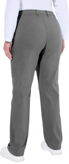 Ulla Popken Thermal Stretch Fit Mony Pants Graphite Grey - Jeans & Byxor i Stora Storlekar – Plus Size - 