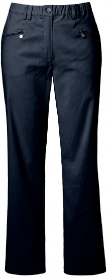 Ulla Popken Thermal Stretch Fit Mony Pants Navy - Jeans & Byxor i Stora Storlekar – Plus Size - 