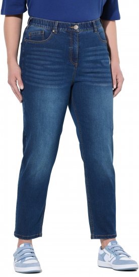 Ulla Popken Stretch Fit Mom Jeans Blue Denim - Jeans & Byxor i Stora Storlekar – Plus Size - 