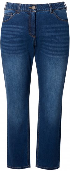 Ulla Popken Stretch Fit Boyfriend Jeans Blue - Jeans & Byxor i Stora Storlekar – Plus Size - 