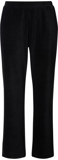 Ulla Popken Corduroy Elastic Waist Pants Black - Jeans & Byxor i Stora Storlekar – Plus Size - 