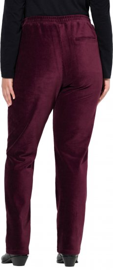 Ulla Popken Corduroy Elastic Waist Pants Brown - Jeans & Byxor i Stora Storlekar – Plus Size - 