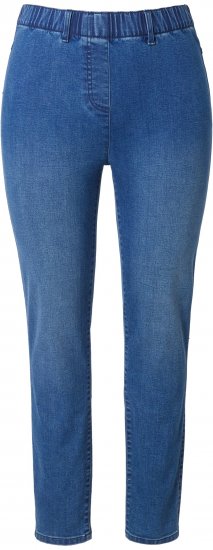 Ulla Popken Denim Jeggings Blue Denim - Jeans & Byxor i Stora Storlekar – Plus Size - 