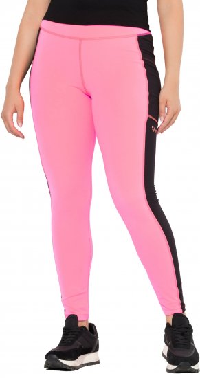 Ulla Popken Quick Drying Sports Leggings Pink - Jeans & Byxor i Stora Storlekar – Plus Size - 
