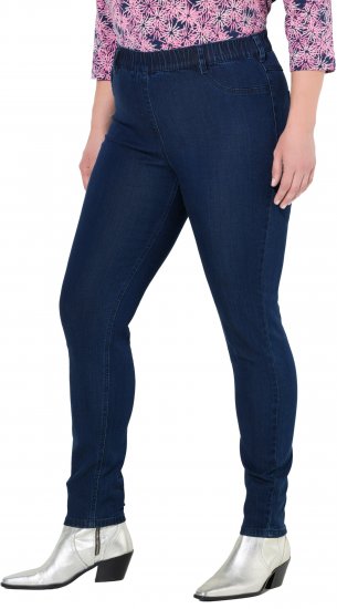 Ulla Popken Denim Five Pocket Jeggings Denim Blue - Jeans & Byxor i Stora Storlekar – Plus Size - 
