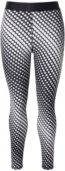 Ulla Popken Polka Dot Performance Leggings Black - Jeans & Byxor i Stora Storlekar – Plus Size - 