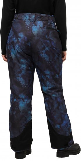 Ulla Popken Functional Trousers Ski Trousers Waterproof Velcro Closure Navy - Jeans & Byxor i Stora Storlekar – Plus Size - 