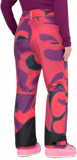 Ulla Popken Hyprar Ski Pants Waterproof Velcro Closure Shaped Knees Berry Pink - Jeans & Byxor i Stora Storlekar – Plus Size - 