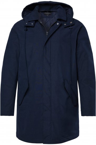 Boston Park 844403 Parka with Hood Navy - Jackor - Stora jackor - 2XL-12XL