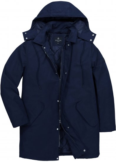 Boston Park 844403 Parka with Hood Navy - Jackor - Stora jackor - 2XL-12XL