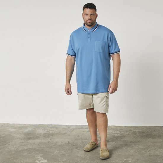 North Latitude 61128 Superflex Pikétröja Blå - Pikétröjor - Stora pikétröjor - 2XL-8XL