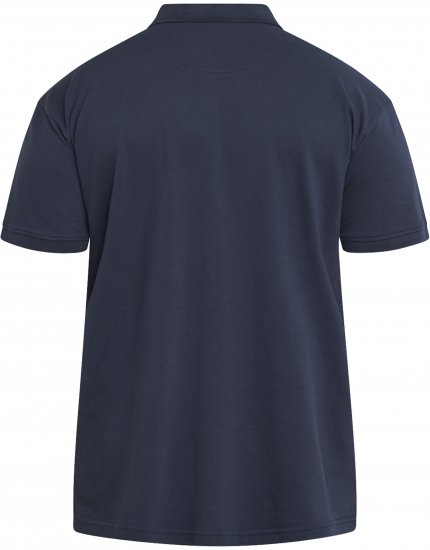 North Latitude 61129 Pikétröja med Broderi Marinblå - Pikétröjor - Stora pikétröjor - 2XL-8XL