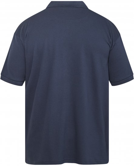 North Latitude 61130 Pikétröja med Print Marinblå - Pikétröjor - Stora pikétröjor - 2XL-8XL