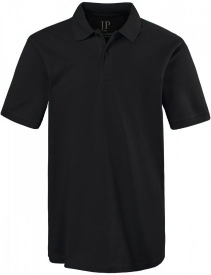 JP1880 702560 Pikétröja i bomull Svart - Pikétröjor - Stora pikétröjor - 2XL-8XL