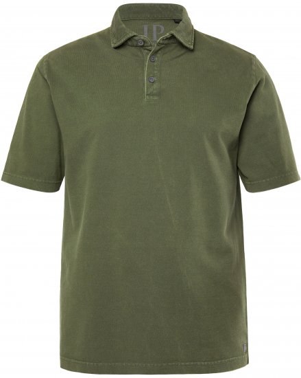 JP1880 Polo Shirt Short Sleeve Pique Vintage Green - Pikétröjor - Stora pikétröjor - 2XL-8XL