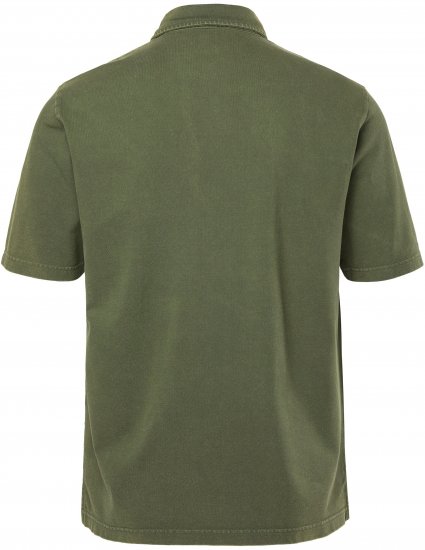 JP1880 Polo Shirt Short Sleeve Pique Vintage Green - Pikétröjor - Stora pikétröjor - 2XL-8XL