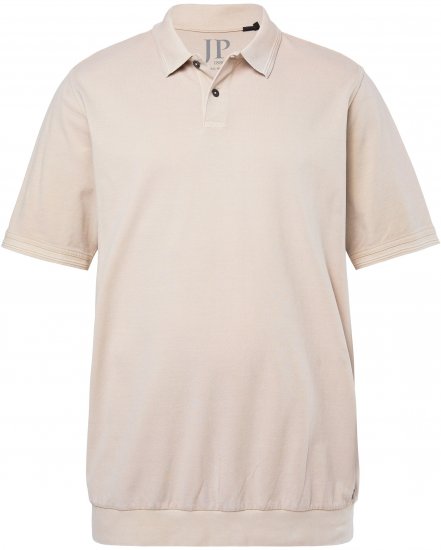 JP1880 Polo Shirt Short Sleeve Pique Dark Dusty Pink - Pikétröjor - Stora pikétröjor - 2XL-8XL