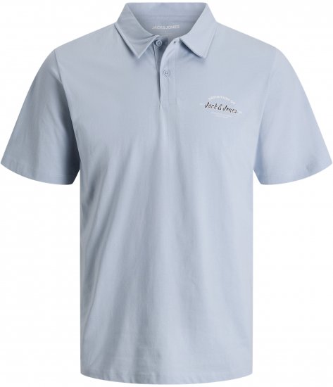 Jack & Jones Brandon Short Sleeve Polo Blue - Pikétröjor - Stora pikétröjor - 2XL-8XL