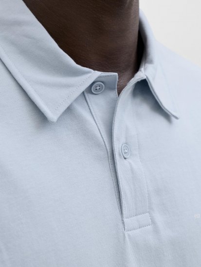 Jack & Jones Brandon Short Sleeve Polo Blue - Pikétröjor - Stora pikétröjor - 2XL-8XL