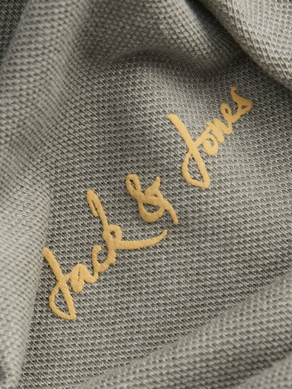 Jack & Jones Blaze Short Sleeve Polo Grey - Pikétröjor - Stora pikétröjor - 2XL-8XL
