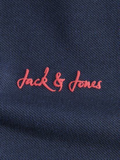 Jack & Jones Blaze Short Sleeve Polo Navy - Pikétröjor - Stora pikétröjor - 2XL-8XL