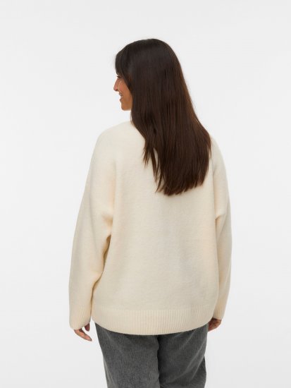 Vero Moda Boom Long Sleeve Pullover Birch - Stickade tröjor - 