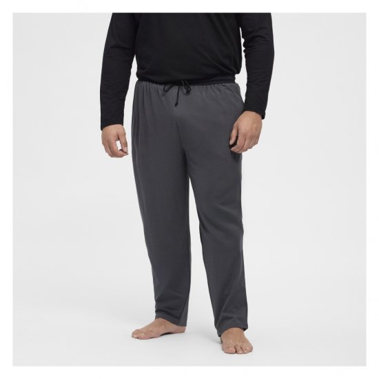 North Latitude Pyjama Pants Dark Grey Charcole - Pyjamas/Loungewear - Pyjamas för herrar i stora storlekar