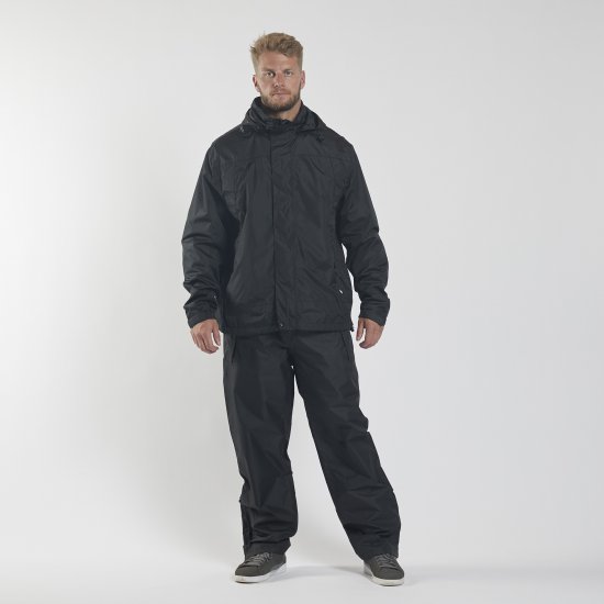 North Latitude Rain Pants Black TALL - Träningskläder & friluft - Träningskläder till herr i stora storlekar