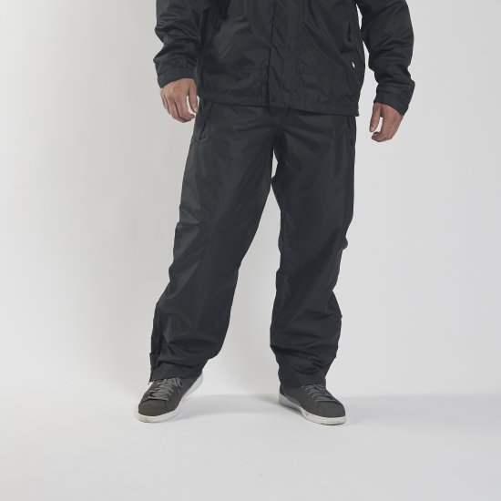 North Latitude Rain Pants Black TALL - Träningskläder & friluft - Träningskläder till herr i stora storlekar