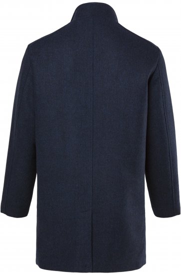 Boston Park Coat Two-Tone Wool Mix Navy - Jackor - Stora jackor - 2XL-12XL