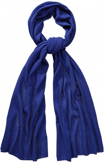 Ulla Popken Virgin Wool Cashmere Mix Scarf Deep Aqua - Accessoarer - 