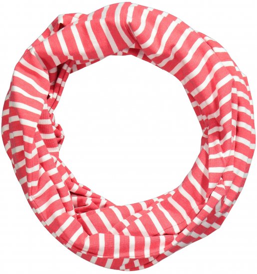 Ulla Popken Striped Infinity Scarf Light Pink - Accessoarer - 