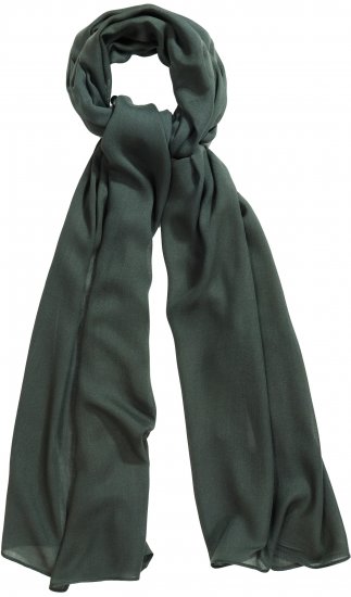 Ulla Popken Lightweight Scarf Olive Grey - Accessoarer - 