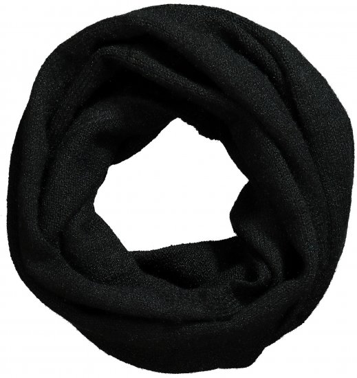 Ulla Popken Knit Infinity Scarf Black - Accessoarer - 