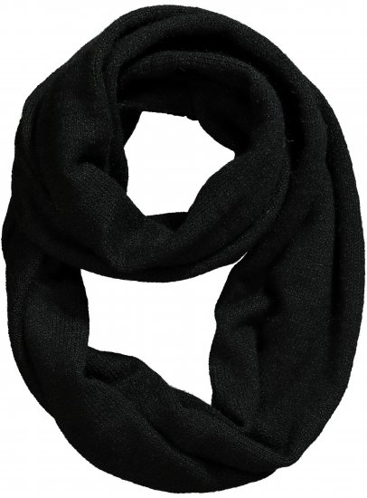 Ulla Popken Knit Infinity Scarf Black - Accessoarer - 