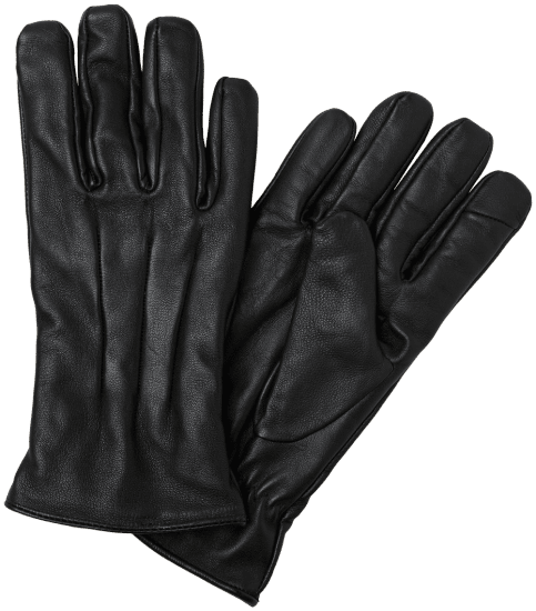 Jack & Jones Montana Leather Gloves Black - Accessoarer - 