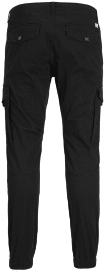 Jack & Jones Paul Flake Cargo Pants Black - Jeans & byxor - Stora Jeans och Stora Byxor