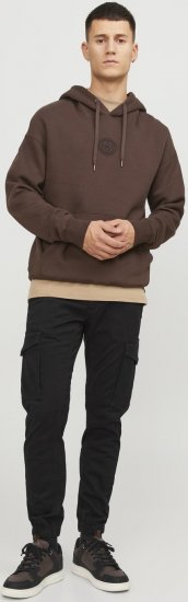 Jack & Jones Paul Flake Cargo Pants Black - Jeans & byxor - Stora Jeans och Stora Byxor