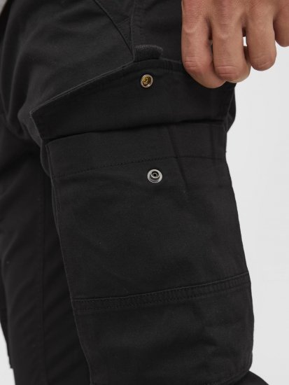 Jack & Jones Paul Flake Cargo Pants Black - Jeans & byxor - Stora Jeans och Stora Byxor
