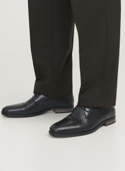 Jack & Jones Raymond Leather Shoes Anthracite - Herrskor 40-52 - 