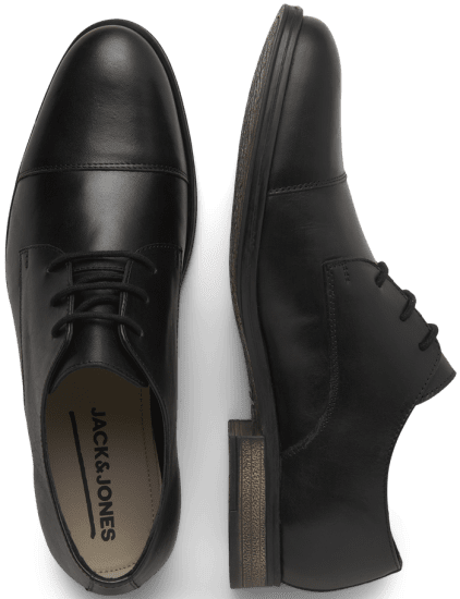 Jack & Jones Raymond Leather Shoes Anthracite - Herrskor 40-52 - 