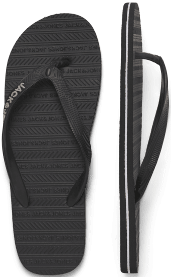 Jack & Jones Basic Flip Flop Slippers Anthracite - Herrskor 40-52 - 