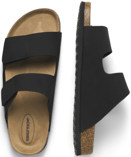 Jack & Jones Central Strap Sandals Anthracite - Herrskor 40-52 - 
