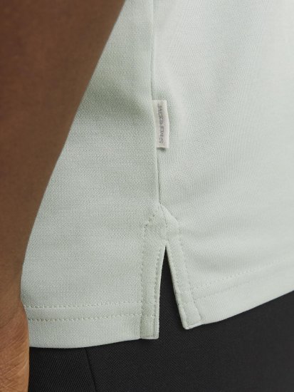 Jack & Jones Rodney Short Sleeve Polo Aqua Gray - Pikétröjor - Stora pikétröjor - 2XL-8XL